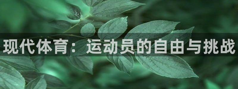 MK体育官方正版app集团：现代体育：运动员的自由与